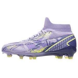 Saibi Мужские футбольные бутсы высокие синие лунно-фиолетовые с шипами, цвет Moon purple - spikes
