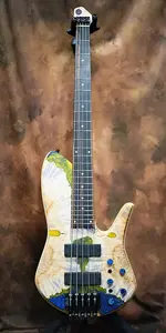 Marusya Guitars SC5 Бесголовый вакуумного окрашивания Кленовый Кузов Дерева
