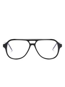 Thom Browne Eyewear очки-пилоты, черный