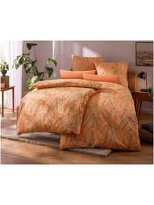 Постельное белье с принтом абрикосово-красновато-коричневого цвета WITT WEIDEN, 155 x 220 + 80 x 80 см