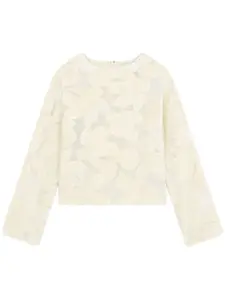 Блузка с цветочным принтом Loulou De Saison, белый