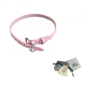 Vivienne Westwood Кожаный кулон унисекс розовый