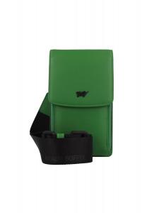 Сумка через плечо Capri Mini Bag кожаная 10 см BRAUN BÜFFEL, зеленый