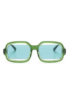 Henrik Vibskov солнцезащитные очки Olga в прямоугольной оправе, зеленый