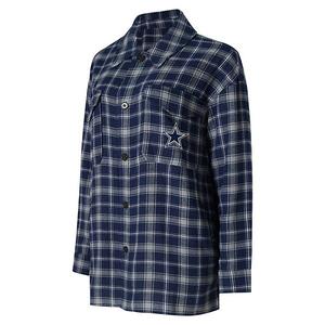 Женская ночная сорочка concepts sport navy dallas cowboys arctic boyfriend flannel Unbranded