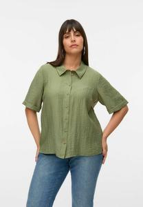 Блузка на пуговицах VMCHEAVEN Vero Moda Curve, зеленый
