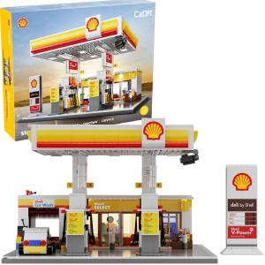 Строительные кирпичи Cada Construction Shell Station, 1309 штук, C66026W