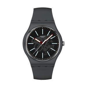 SWATCH Часы Men 41mm Gray Watch SO29A101, Gray