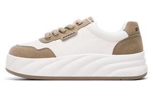 Кроссовки Dickies Skateboarding Shoes Women's Low-top Beige/Brown, коричневый