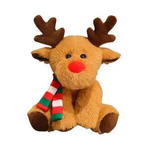 Плюшевая куколка из яркой рождественской коллекции, высота 21 см Handsome, Christmas Elk