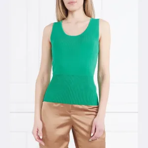 Топ Odette узкого кроя Max&Co., зеленый