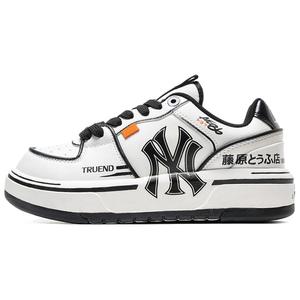 MLB Кроссовки для скейтбординга Chunky Liner с антискользящим покрытием, износостойкие, унисекс, черно-белые