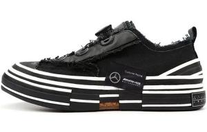 Кроссовки для скейтбординга унисекс с низким верхом черного цвета Xvessel