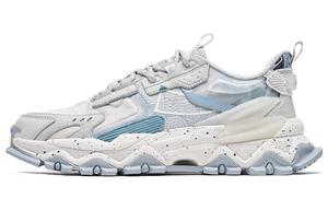 Кроссовки мужские массивные Shanhai Collection Low-top Pigeon Grey / Light Grey Blue / Peacock Blue Xtep