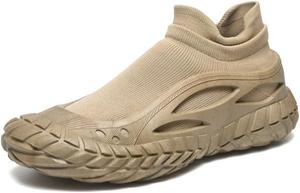 Мужские спортивные кроссовки с шнуровкой и низким верхом, удобные дышащие повседневные кроссовки, обувь для походов на открытом воздухе Qacksv, хаки