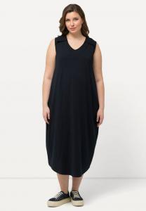 Платье из джерси STILLFUNKTION WICKELOPTIK ÄRMELLOS Ulla Popken, темно-синий