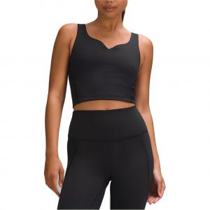 Волшебный спортивный топ Wunder Train для женщин Lululemon, черный