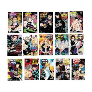 Demon Slayer: Kimetsu no Yaiba - Manga Set (Vol 1-15) - Bestselling Japanese Graphic Novel Series (Generic)