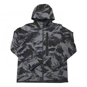 Худи AS Men's Nike Sportswear TCH FLC Hoodie FZ AOP IRON GREY