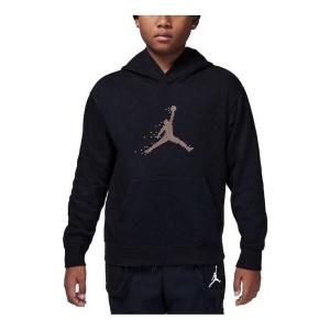 Толстовка (PS) Air Jordan Essentials Holiday Fleece Pullover Hoodie 'Black', черный