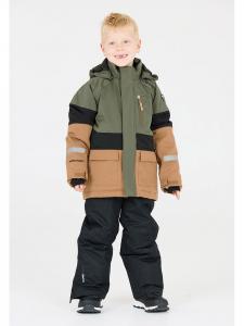 Zigzag Горнолыжная/сноубордная куртка “Taylora” цвета хаки/светло-коричневого