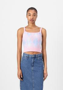 Топ CROP ARGYLE CAMI Tommy Jeans, розовый