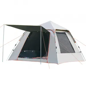 Палатка WhitePeak, полностью автоматическая портативная складная быстрооткрывающаяся палатка для кемпинга, солнцезащитный, черный клей, полный набор палаток для кемпинга и парка