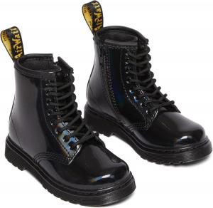 Ботинки Dr. Martens для женщин Maple с молнией и стальным носком для легкой промышленности, Black Rainbow