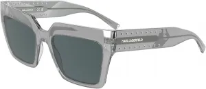 Женские прямоугольные солнцезащитные очки KARL LAGERFELD Kl6181s, Crystal
