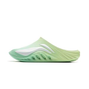 LINING МЯГКИЕ ТАПОЧКИ. Нескользящие, устойчивые к запахам, амортизирующие сандалии-слайдеры унисекс. Желто-зеленые