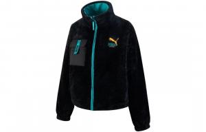 Женская бархатная куртка Puma, цвет Black