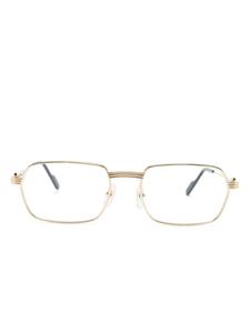 Cartier Eyewear очки в прямоугольной оправе, золотистый