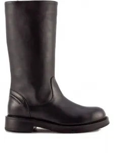 Кожаные ботинки с круглым носком Julie Dee, коричневый