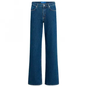 Джинсы Karl Lagerfeld A3W10129 MR, свободные, с высокой талией Karl lagerfeld jeans, синий