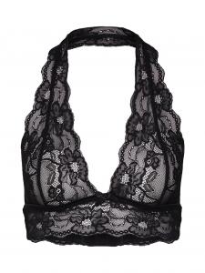 Треугольный бюстгальтер LASCANA, черный
