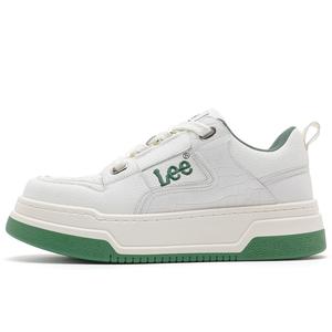 Lee Дышащие низкие скейтерские кроссовки для увеличения роста мужские зеленые, цвет Green