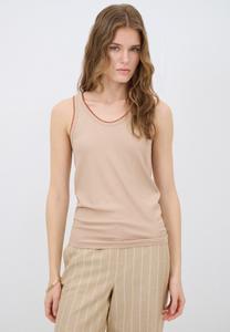 Топ WITH STITCHING DETAILS adL, коричневый