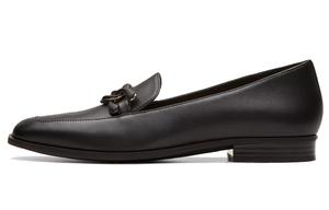 Лоферы женские черные Clarks