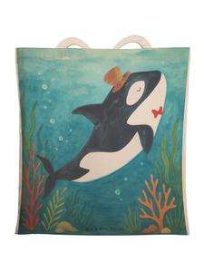 Mr. & Mrs. Panda Сумка-цилиндр Orca без слогана, белого цвета