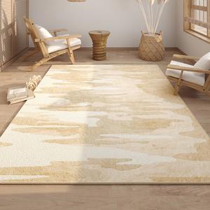 AOVOC Ковер 240х400 см для гостиной/спальни в стиле natural wood, wabi-sabi, модель mulangxing-06