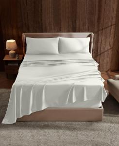 Комплект постельного белья premier collection с глубокими карманами, 4 предмета, размер full. Nestl, Off White