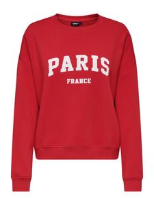 ONLY Свитшот в огненно-красном цвете