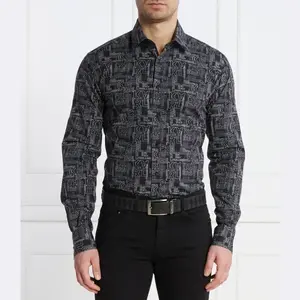 Рубашка современного кроя Karl Lagerfeld, черный