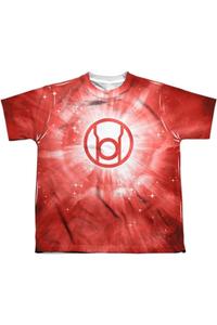 Футболка Green Lantern Red Energy с коротким рукавом для детей Gildan
