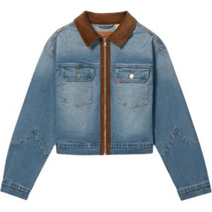 Levis Джинковая куртка женская светло-голубая