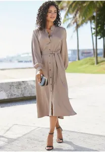Платье-Рубашка Lascana, Taupe