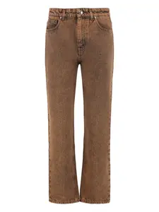 Джинсы с нашивкой-логотипом Moorer, оранжевый