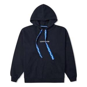 Толстовка tapesty hoodie 'black' Converse, черный