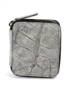 Мини кошелек на молнии Isaac Sellam Experience, серый