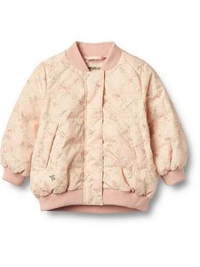 Стеганая куртка Лотте желто-розового цвета Wheat